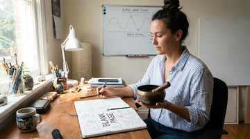 Beat Writer's Block: Alpha Wave Flow State for Creators